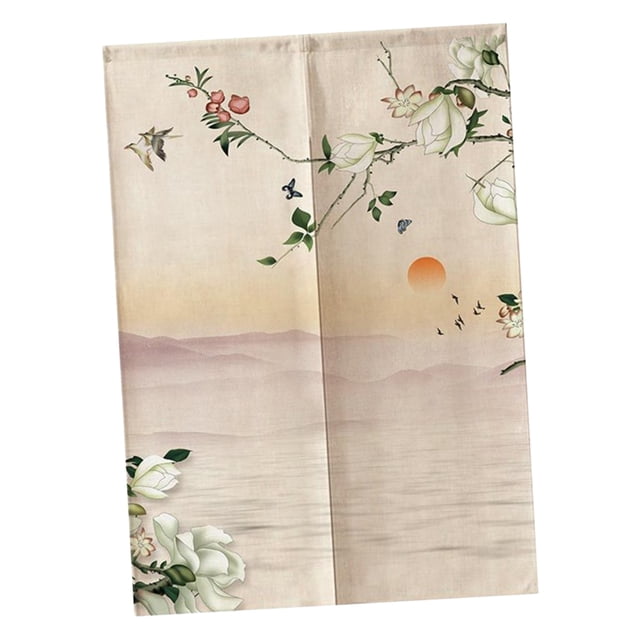Cortina china para puerta, cortina japonesa Noren para puerta, separador de ambientes, 84 x 150 cm (33 x 59 pulgadas). D_33x59 pulgadas