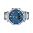 thumbnail image 3 of Casio Analog Digital Combination Stainless Steel Blue Dial Quartz AMW-880D-2A1V Men's Watch, 3 of 3