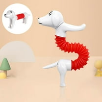 Telescopic Dog Toy, Stretchy Retractable Tube Dog Toy, Fun Decompression Sensory Toy for Kids, Stretchable Washable ABS Plastic Toy, Fine Motor Skills Development, Birthday Gift for Children