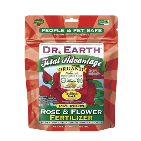 Dr. Earth Organic & Natural MINI's Total Advantage Rose & Flower Fertilizer, 1