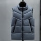 thumbnail image 1 of Ceisia Men's Fashion Stand Collar Zipper Sleeveless Tank with Pockets Casual Outerwear Gift, 1 of 3