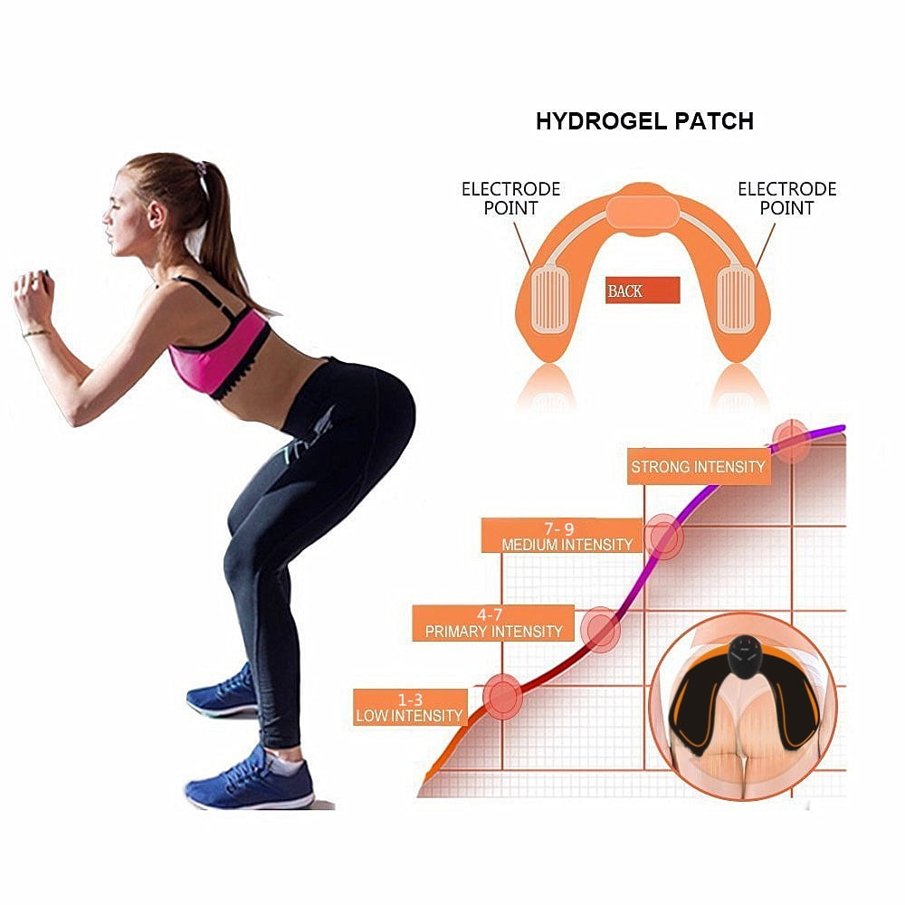HOT Hip Muscle Trainer Buttock Lift Bum Push Up Butt Stimulator Enhance Toner*