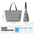 thumbnail image 4 of Pofeuu Panda Bear Print Beach Bag,Waterproof Sandproof Beach Tote Bag, Large Capacity Foldable Beach Bags for Women, 4 of 7