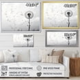 thumbnail image 4 of Designart " Dandelion Natures simplicity I" Floral Floater Framed Canvas Art Print, 4 of 7