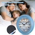 thumbnail image 4 of Termómetro higrómetro azul para interiores y exteriores Clock eYotto de 18 pulgadas, 4 of 9