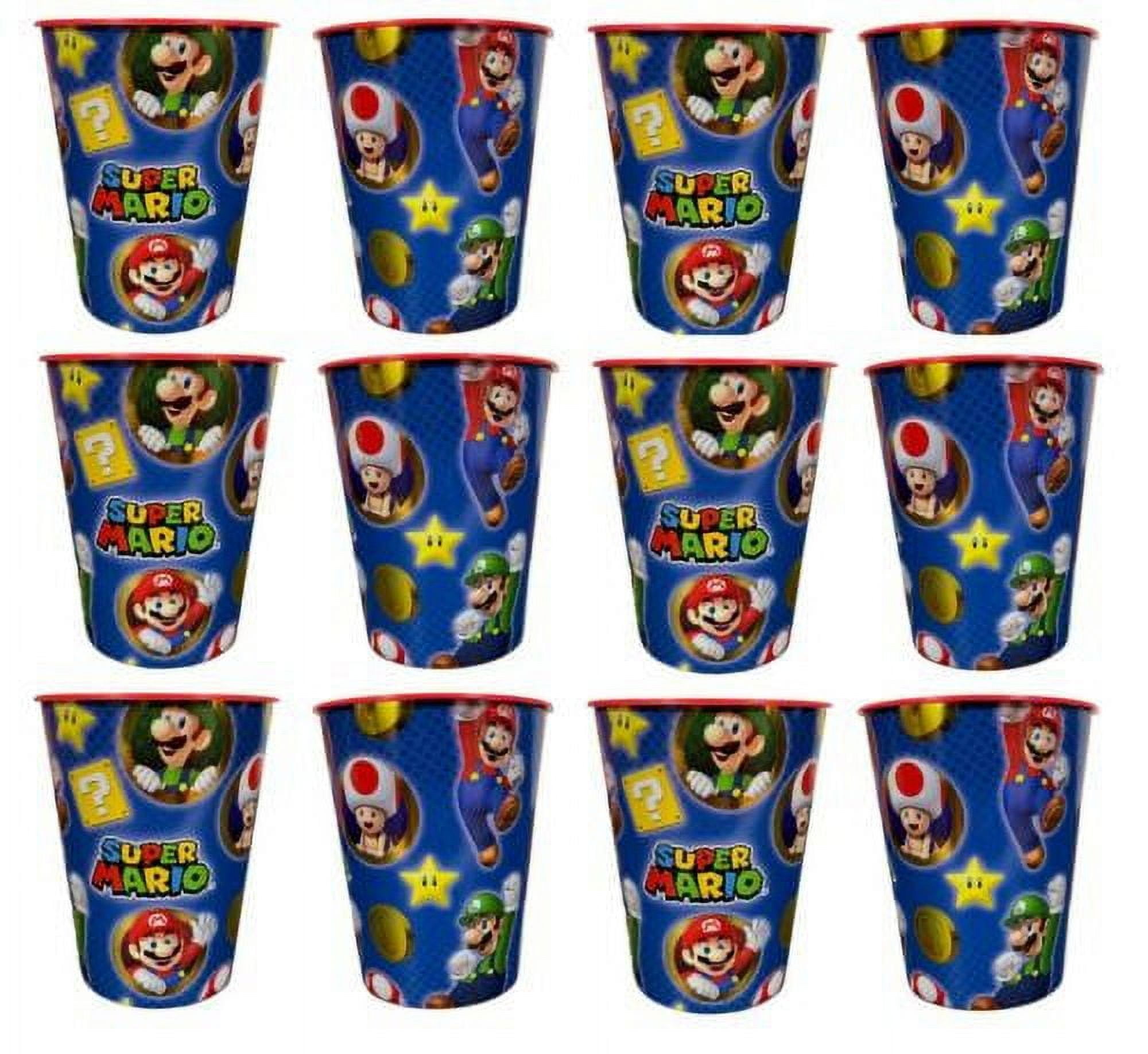 Super Mario Bros Birthday Party Plastic Favor Cup