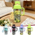 thumbnail image 1 of Botella de agua de plástico sin BPA Jarra bidireccional de 900 ml – Vaso portátil de hidratación con pajita o directo, vaso portátil de hidratación a prueba de fugas para uso en casa en exteriores, 1 of 6