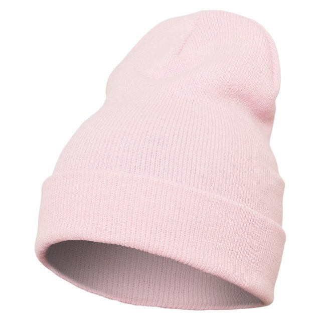 Yupoong - Gorro de invierno largo y grueso Modelo Heavyweight unisex hombre mujer (Rosa Baby)