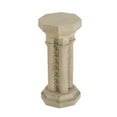 thumbnail image 2 of Christopher Knight Home Classic European 23.25” H Plant Stand, MGO Pedestal, Floral Carvings, Sand, 2 of 8