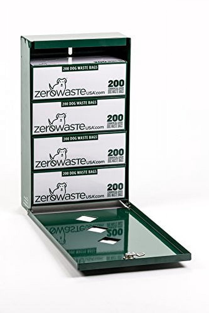 Starter Dog Waste Station / Roll Bag System (Black)