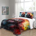 thumbnail image 3 of YingD Galaxy Gamepad Gaming Bedding Set Single Blue Duvet Cover Pillowcase, 3 of 5
