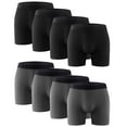 thumbnail image 2 of 8PK Performance Mens Boxer Briefs Polyester Underwear Size Small M Large XL XXL, 2 of 11