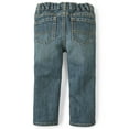 thumbnail image 3 of The Children's Place Baby & Toddler Boys Bootcut Denim Jeans, Sizes 6M-5T, 3 of 4