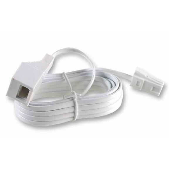PRO SIGNAL - White BT Plug to Socket (BT431A) Telephone Cable - 3m