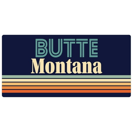 

Butte Montana 5 x 2.5-Inch Fridge Magnet Retro Design