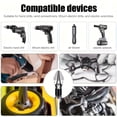 thumbnail image 2 of Colacoor Alloy High-Magnetic Screwdriver Drill Bit Set，Non-Slip Teeth Phillips Screwdriver Bit Set, Long Drill Bits for Electric Drills 18PCS, 2 of 8
