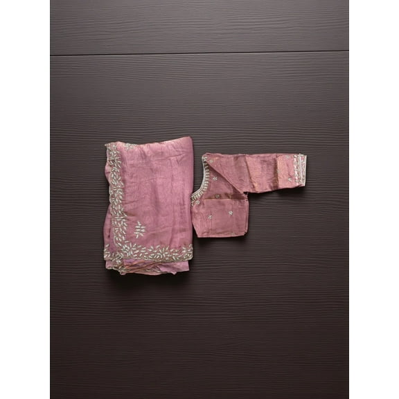 Designer Saree with Ready Blouse, Cultural Wear for Women, Aug25