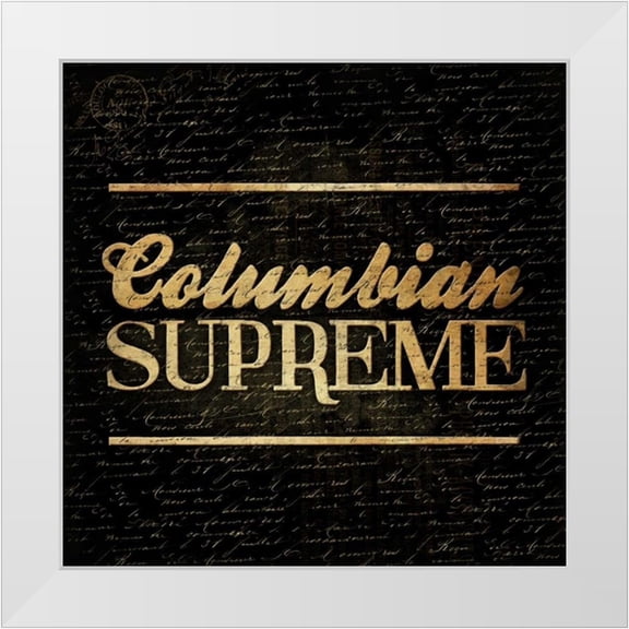 Grey, Jace 12x12 White Modern Wood Framed Museum Art Print Titled - Columbian Supreme