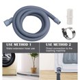 thumbnail image 4 of Washing Machine Dishwasher Drain Waste Hose Waste Water Outlet Expel Soft Tube Stretchable, 4 of 7