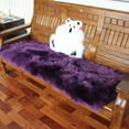 thumbnail image 2 of Alfombras Peludas Multiusos Alfombra para El Sala de Estar Alfombra para El área Del Dormitorio Sofá Cojín para Silla Cojín para Asient Púrpura Baoblaze Alfombra de área shaggy, 2 of 8