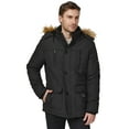 WenVen Men's Big and Tall Winter Coat Hooded Puffer Jacket Waterproof
