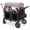 Gray, variant on Bobiber Collapsible Wagon Stroller 2 Seater with 3-Point Harnesses, Canopy, Storage Bag, Adjustable Handlebar, 2 Cup Holders, Gray