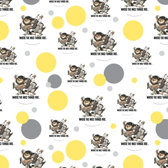Where the Wild Things Are March Premium Gift Wrap Wrapping Paper Roll