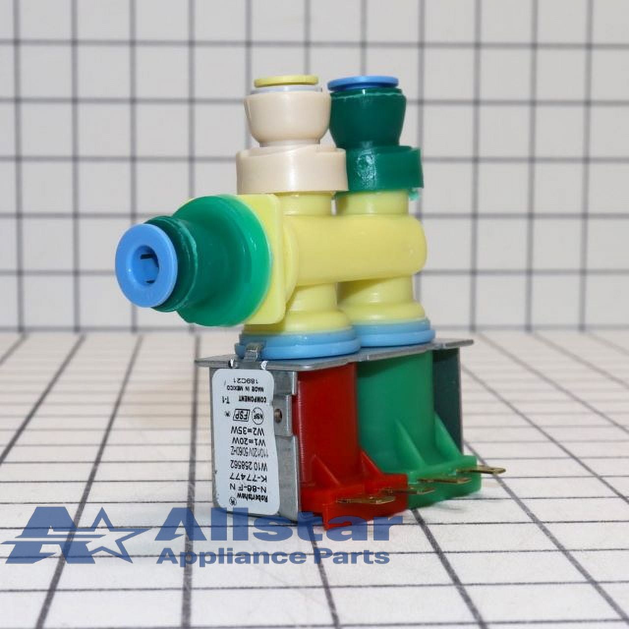 Whirlpool Refrigerator Water Inlet Valve WPW10258562