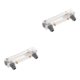 thumbnail image 1 of Scienceny LZM-15 Panel Mount Type Acrylic Flowmeter Meter Water 0.2-2GPM 2piezas, 1 of 4
