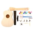 thumbnail image 2 of Kits de ukelele DIY para niños, instrumento de madera para principiantes con todos los accesorios y suministros 205 cm x 615 cm, 2 of 9