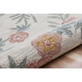 thumbnail image 4 of 4â€™ Round Gray Floral Traditional Area Rug, 4 of 8