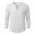 thumbnail image 6 of LIaqionyy Shirts for Mens V Neck Casual Long Sleeve Tops Breathable Fashion Summer Vacation Shirt Clothes, 6 of 6