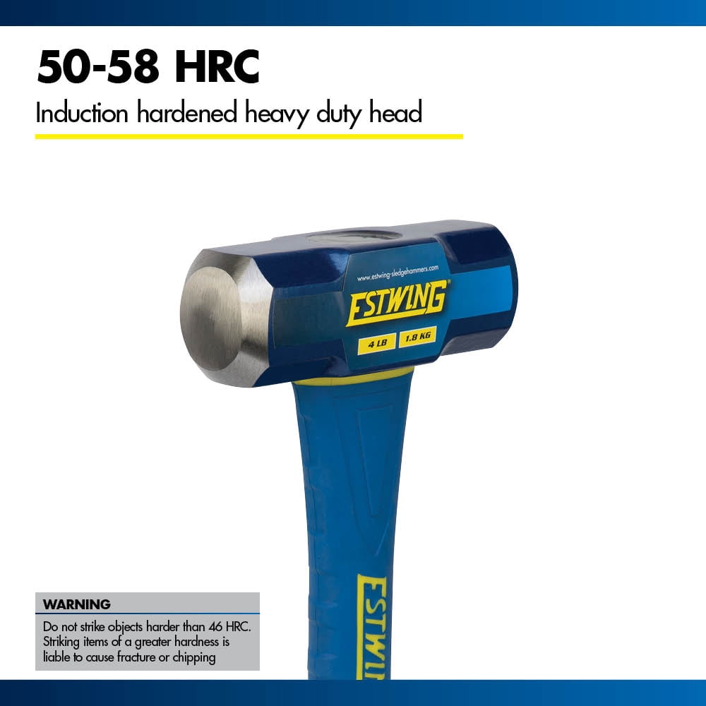 Estwing 4 lb Sledge Hammer with 16" Fiberglass Handle