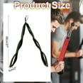 thumbnail image 2 of Mango de Accesorio de Cuerda de Tríceps Uxcell, 45" 3-en-1 Accesorio de Tirón de Tríceps Correa de Extensión de Tríceps para Gimnasio en Casa, Tirón de Cara, Verde, 2 of 6