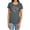 Charcoal, variant on Superman Hawaiian Shield Women's T Shirt, Navy, Small