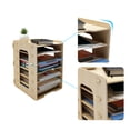 thumbnail image 5 of Natwind 7 Tier Wood Office Paper Organizer for Desk Desktop File Holder Desk Letter Tray & A4 Paper Holder Document Storage, 5 of 7