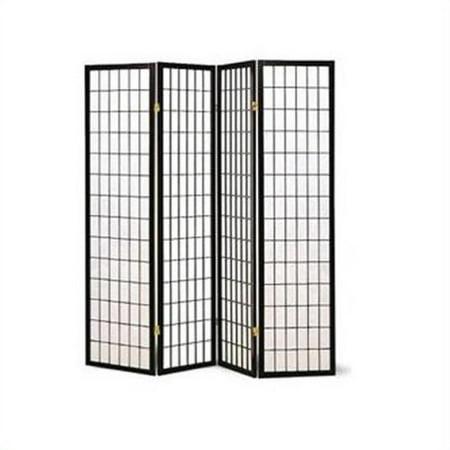 COASTER 3-Panel Black Frame Room Divier, Item# 4624