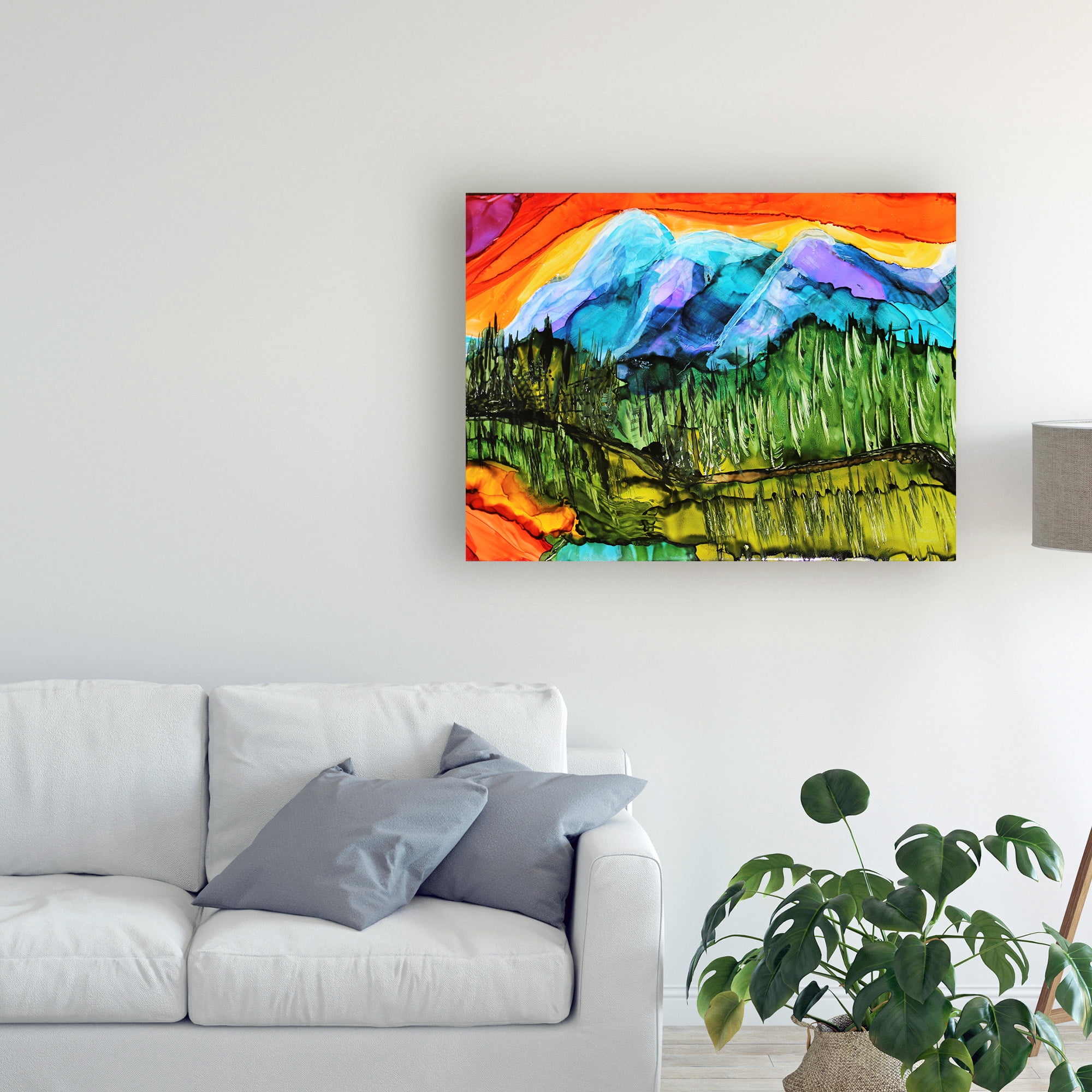 Trademark Fine Art 'Magic Mountain' Canvas Art by Michelle Mccullough