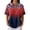 #02 Dark Blue, variant on 250 Years Of Freedom T-Shirts for Women Red White Blue American Flag Print Button Down V-Neck Polo Shirts Celebration Loose Fit Stretchy Spring Daily Tops,L,#02 Navy