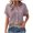 Purple, variant on Tqcoqu Gauze Shirts Button Down Dress Shirts for Women Casual Short Sleeve Textured Collared Summer Work Casual Vacation Blouses,Pink,Women's S-XXL