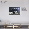 thumbnail image 2 of Wynwood Studio Capri Road Sign Modern Coastal Dock Photography Framed Wall Art With Hand Painted Accents, 36" x 24" C95, 2 of 3