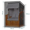 thumbnail image 2 of Housse de Chaise Empilable en Rotin Imperméable et Anti-Poussière pour Jardin Extérieur, 2 of 5