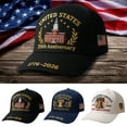 thumbnail image 5 of USA 250th Anniversary Patriotic Baseball Cap – Bald Eagle Printed Hat for Men & Women, Commemorative Adjustable Independence Day Gift, 5 of 5