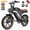 V30 Max-Brown, variant on MOVCAN V30 Max Electric Bike for Adults,1500W Motor, 20" Fat Tire Ebike, 32MPH Top Speed, 120 Long Miles, 48V 31.2Ah Dual Battery Motorcycle Ebike for off-road UL2849