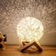 thumbnail image 5 of Lámpara de noche romántica de luz de luna de madera nórdica para dormitorio sala de estar decoración del hogar, 5 of 8