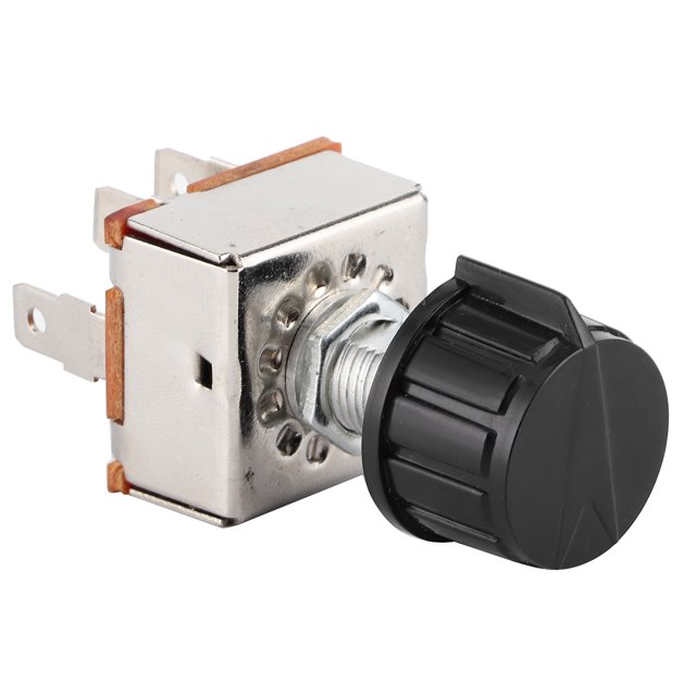 Interruptor de soplador de CA universal Control de volumen de aire acondicionado de 3 velocidades Giratorio con perilla de plástico