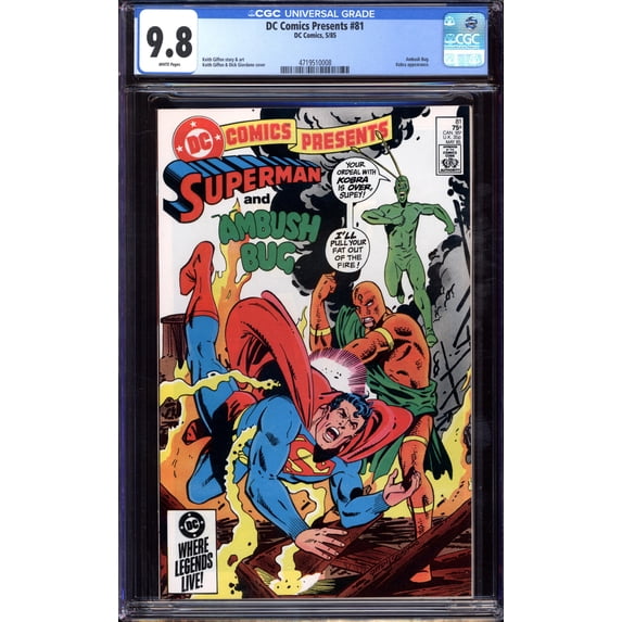 DC Comics Presents #81 - CGC 9.8 Comic Book
