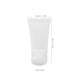 thumbnail image 2 of HAMPPLIES 8Pcs Transparent Refillable Squeeze Tubes for Empty Squeeze Tubes Travel Containers, 2 of 8