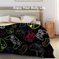 thumbnail image 4 of LHSHID Gaming Blanket Soft Flannel Gamer Video Games Merch Boys Girls Adults Gifts Home Decor for Sofa Travel 30x40in, 4 of 6