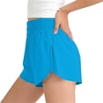 thumbnail image 4 of FAIWAD Girls Athletic Shorts Kids Summer Casual Elastic Waist Workout Tennis Shorts Lightweight Running School Shorts, 4 of 9
